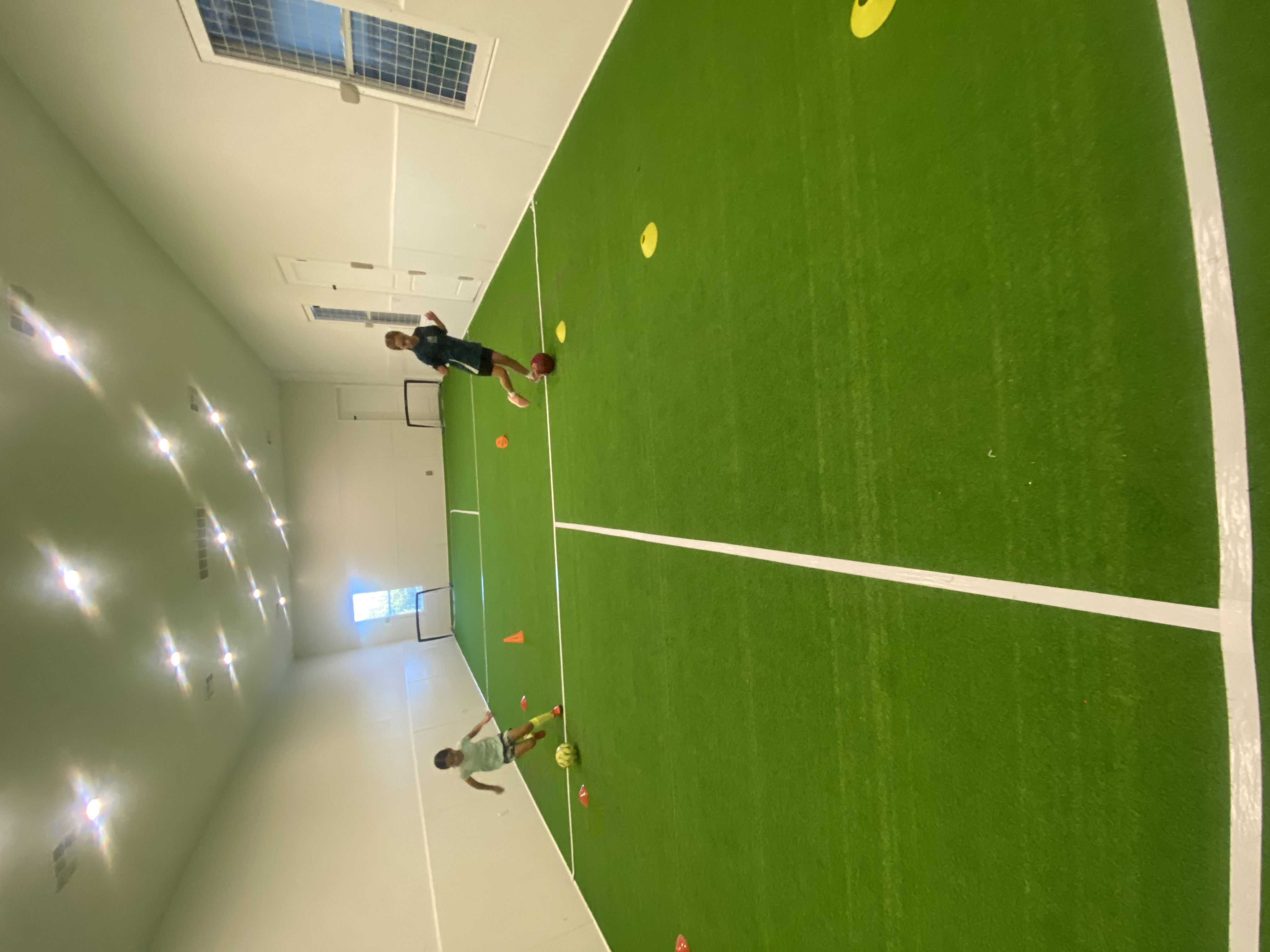 Group Soccer Training Session